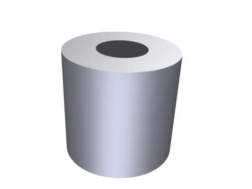 Aluminium Presshülse rund für 5 mm Stahlseil